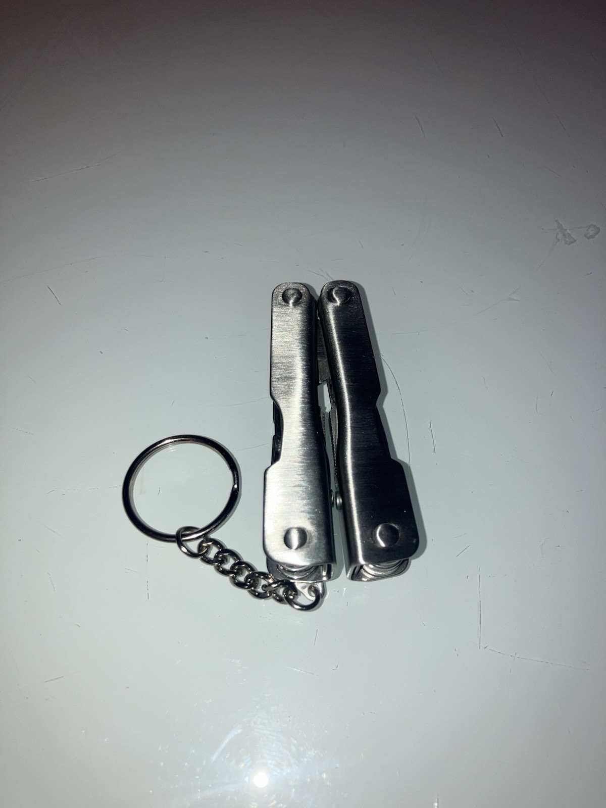 Stainless Steel Mini Multi-tool Keychain With Carrying Case