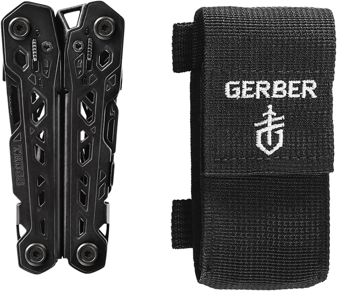 Gear Truss 17-in-1 Multitool with Pocket Knife and Needle Nose Pliers – Gifts…