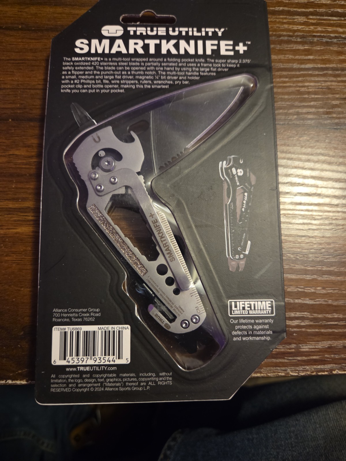 TRUE UTIITY Smart Knife + 15 In 1 Multiitool With Case
