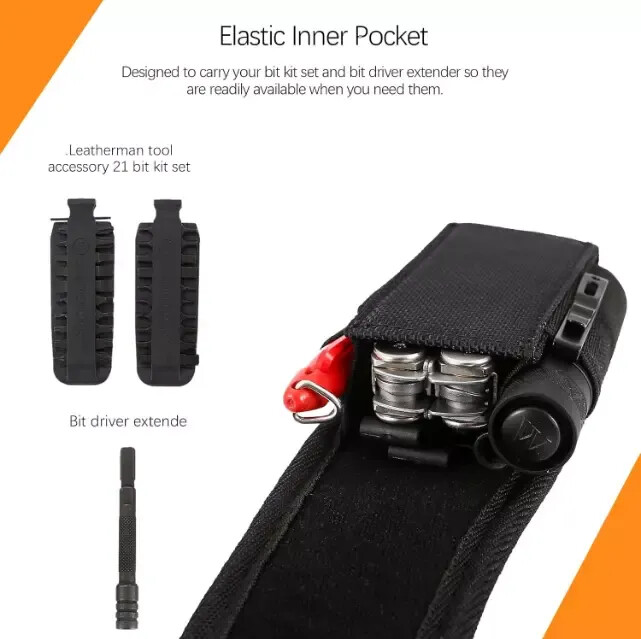 Multitool Sheath Compatible with Leatherman EDC Belt Organizer Tool Holster Pouc
