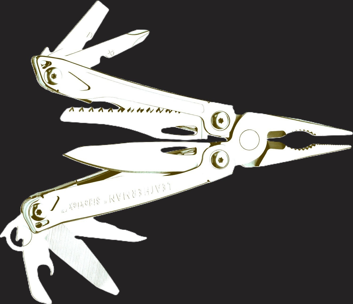 LEATHERMAN SIDEKICK – STAINLESS – MULTIPURPOSE PLIERS – 14 TOOLS – BrandNew 2025