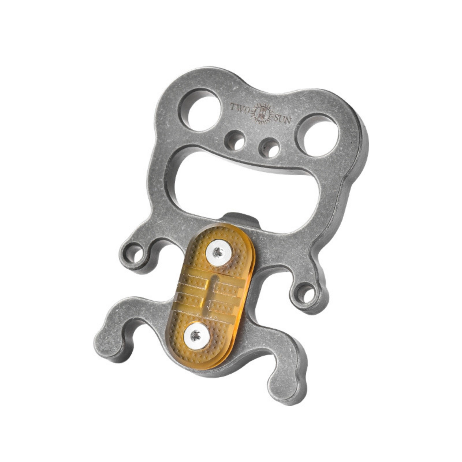 Titanium Alloy EDC Outdoor Multi-Tool Frog Shape Bottle Opener Keychain