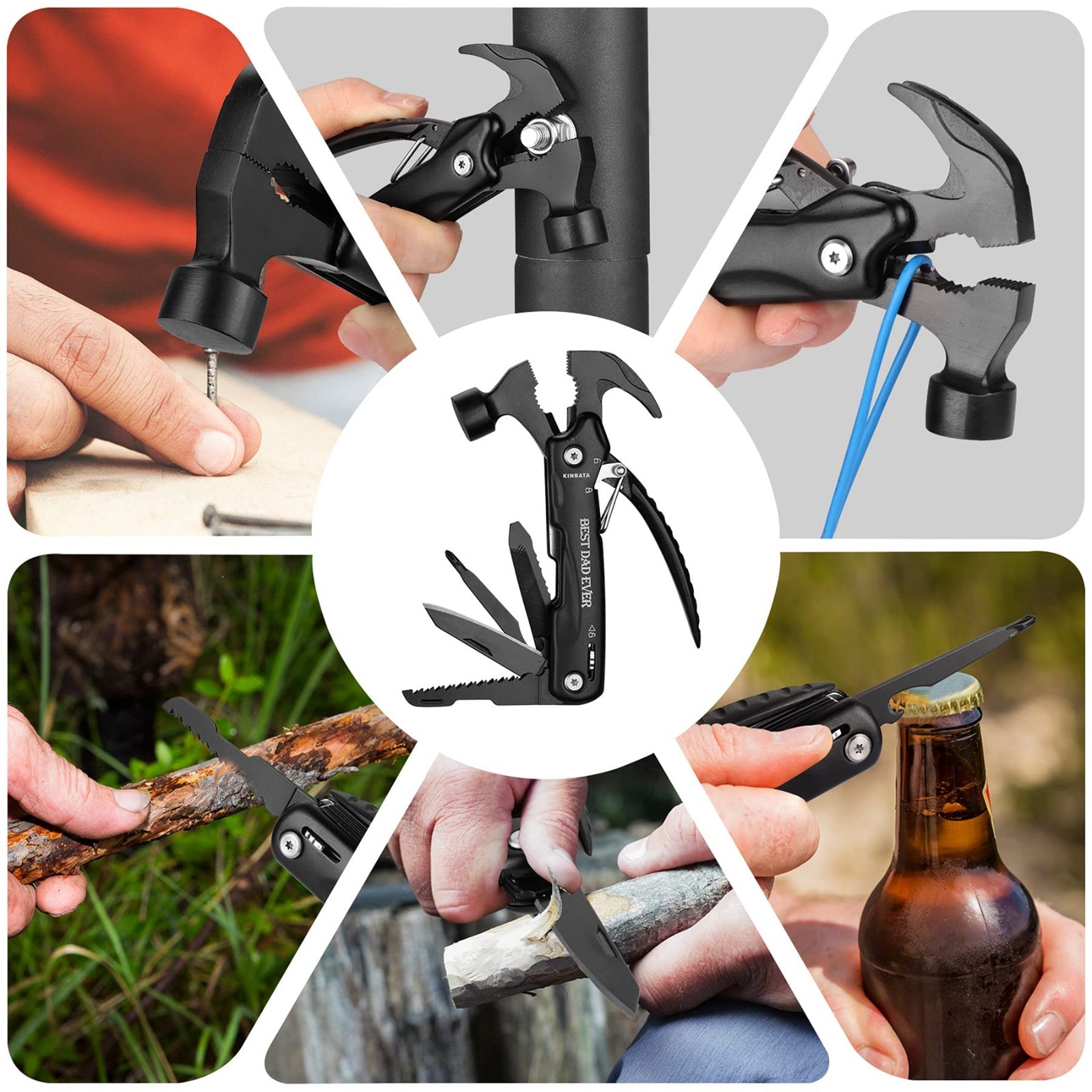 Personalized Birthday Gift for Dad – Best Day Ever Gifts for Men, Multitool from