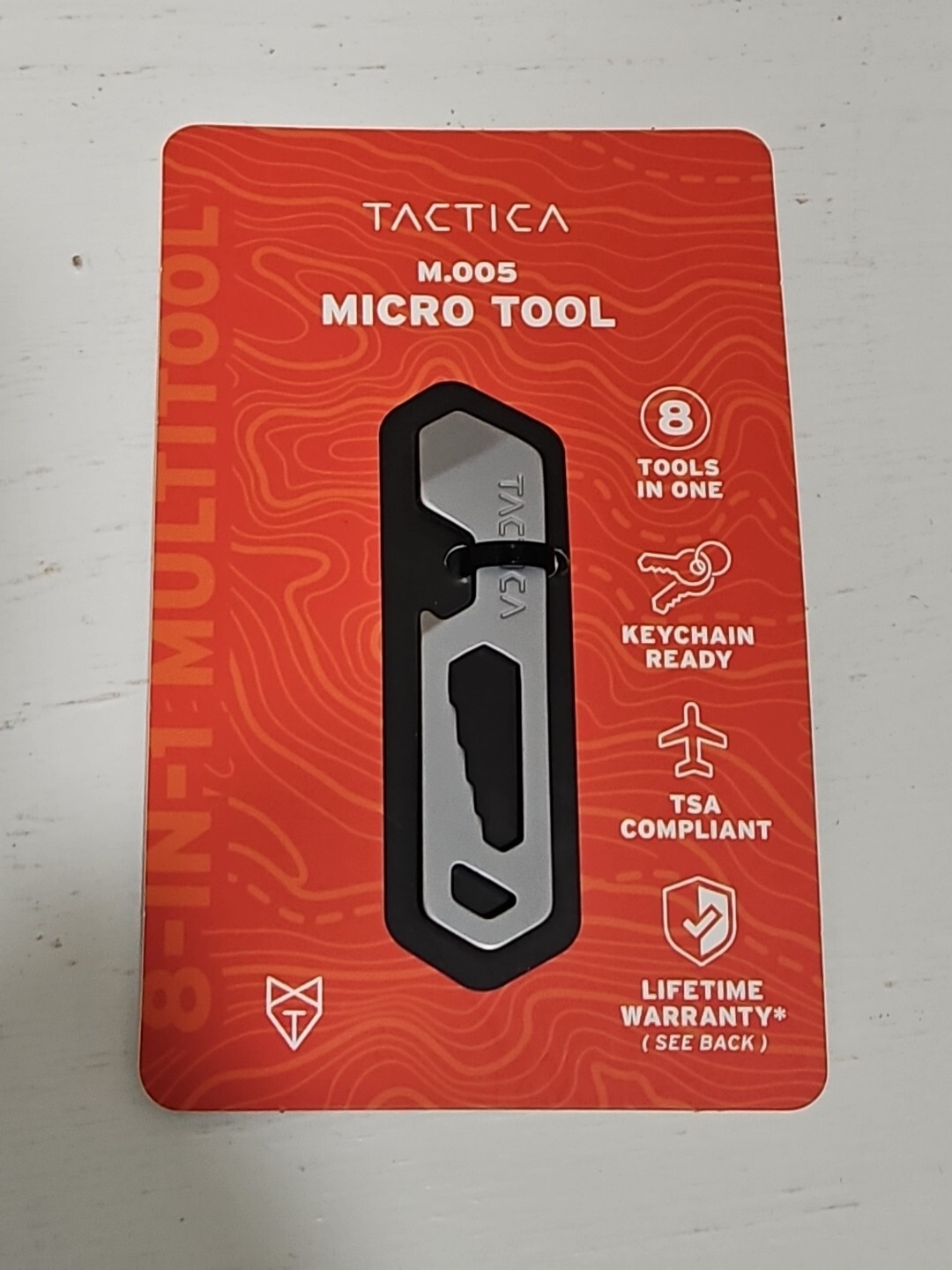 Tactica EDC M.005 Stainless Steel Micro Tool NEW Keychain Bottle Opener Wrench