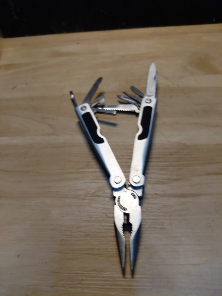 Stanley 12-in-1 Multi-Tool with Belt Loop Pouch Stainless Steel # 2cr