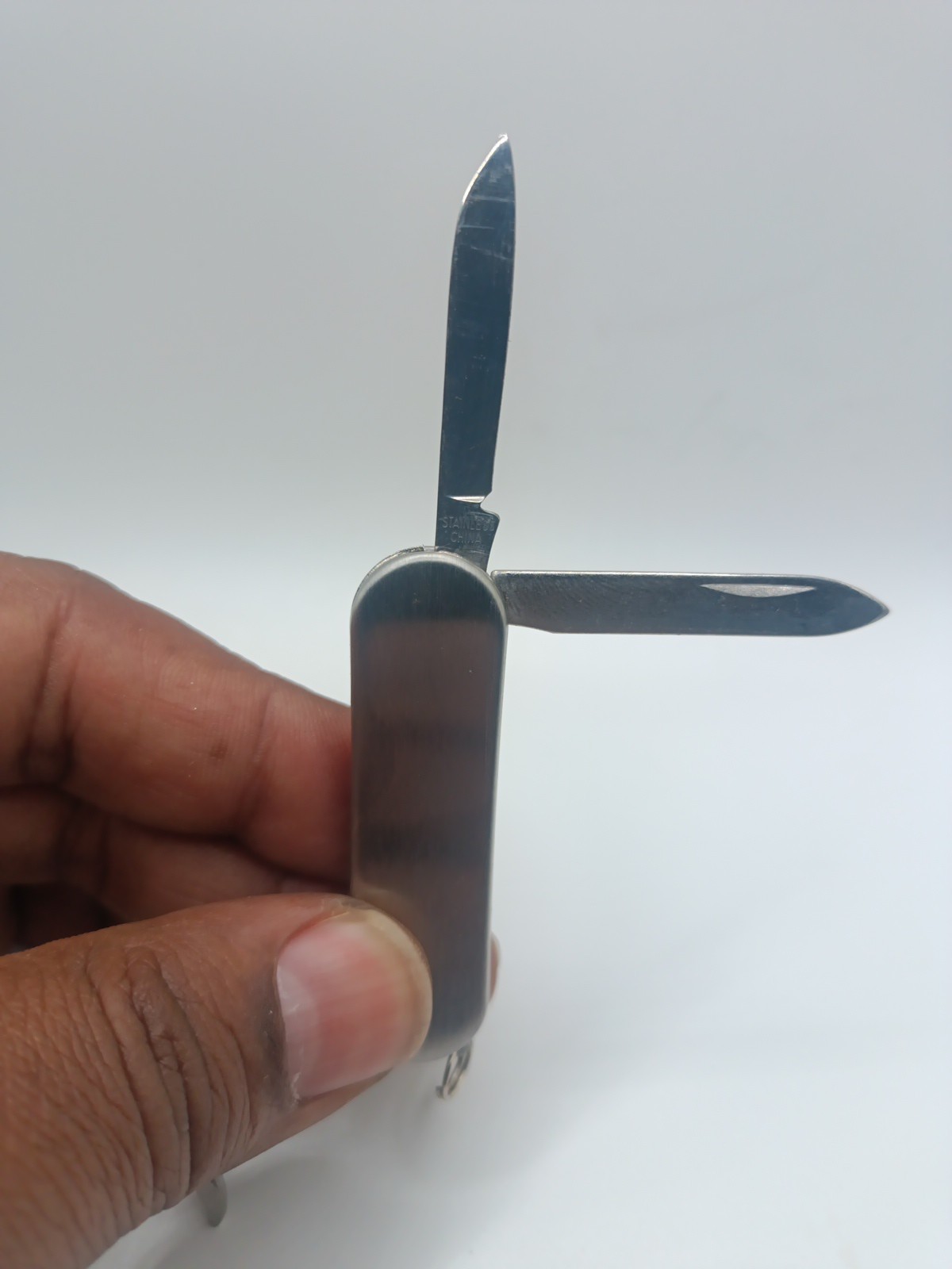 Carolina Knife & Tool Basic Stainless Steel Key Chain Tool Scissors/2 Blades NIB