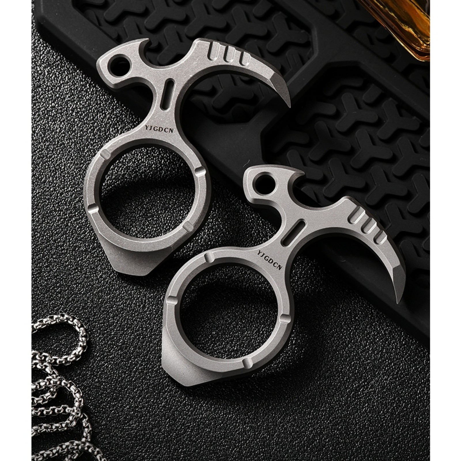 Titanium Alloy EDC Multi Tool Bottle Opener Outdoor Camping Pocket Gear
