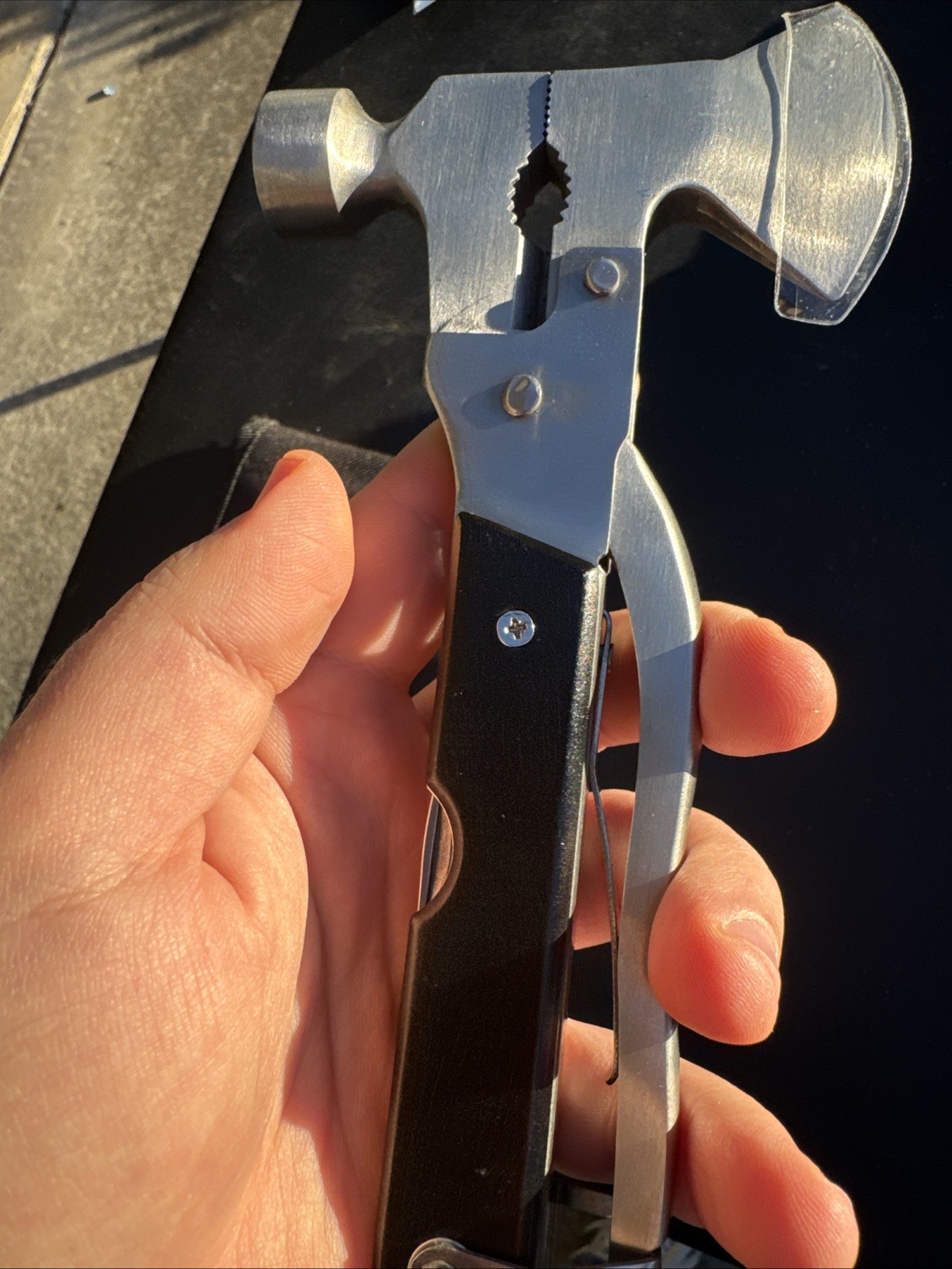 Sierra Mountain Gear 16 in 1 Hatchet Hammer pliers multitool camping hiking