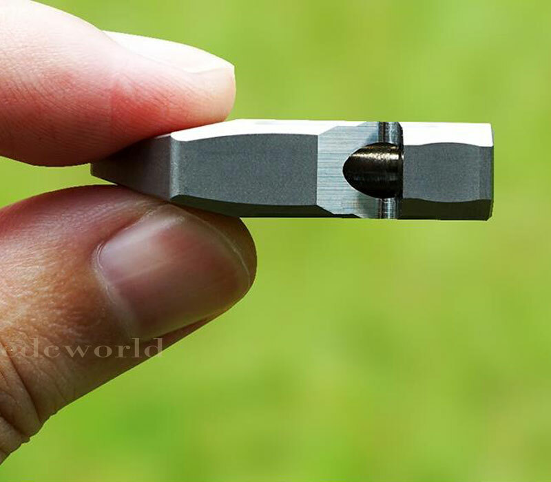 Titanium TC4 Portable Key chains Metal Treble Whistle Outdoor Survival EDC Tool