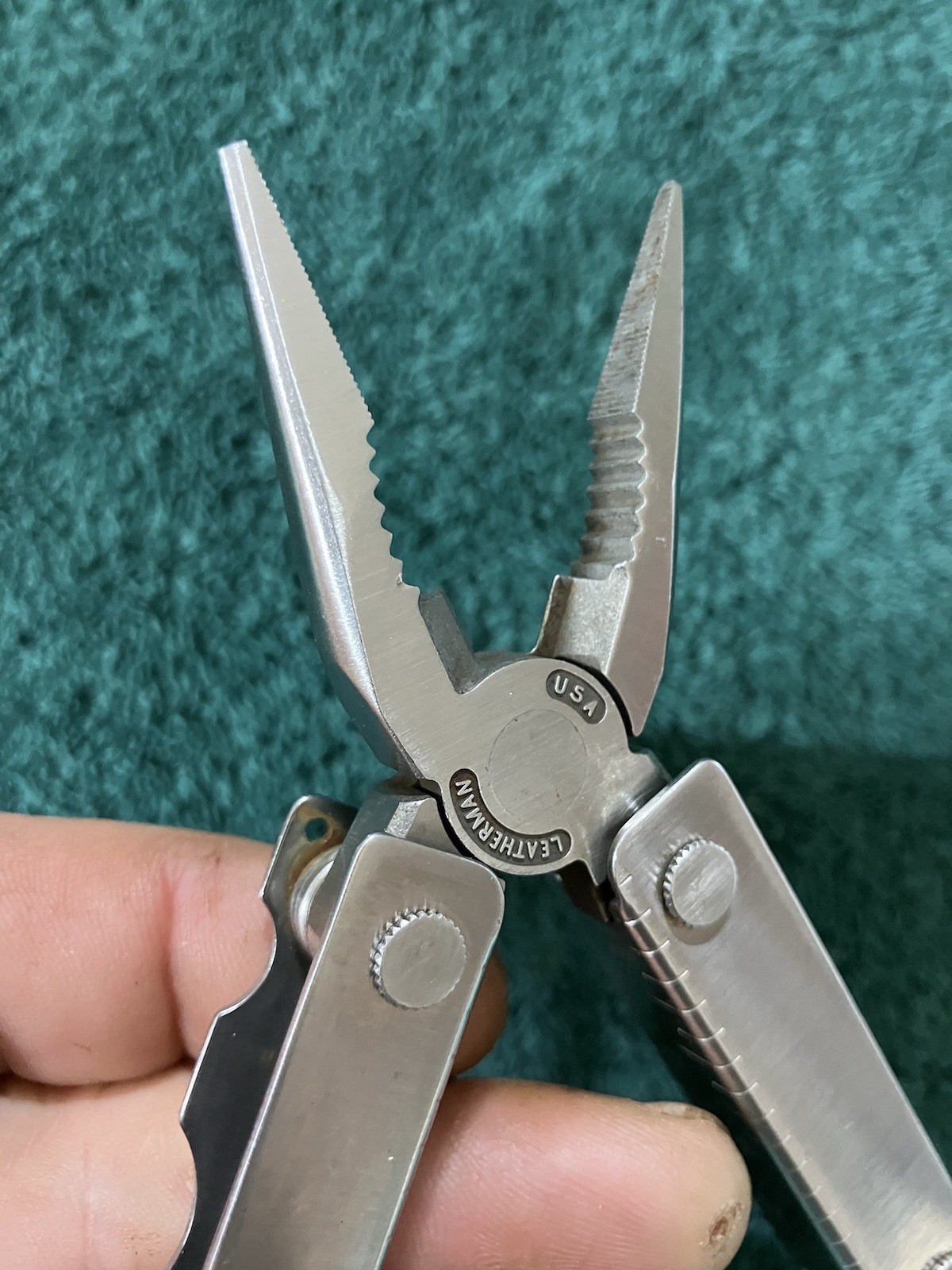 Leatherman MINI TOOL multitool. US PAT PEND on One Side 1986-88