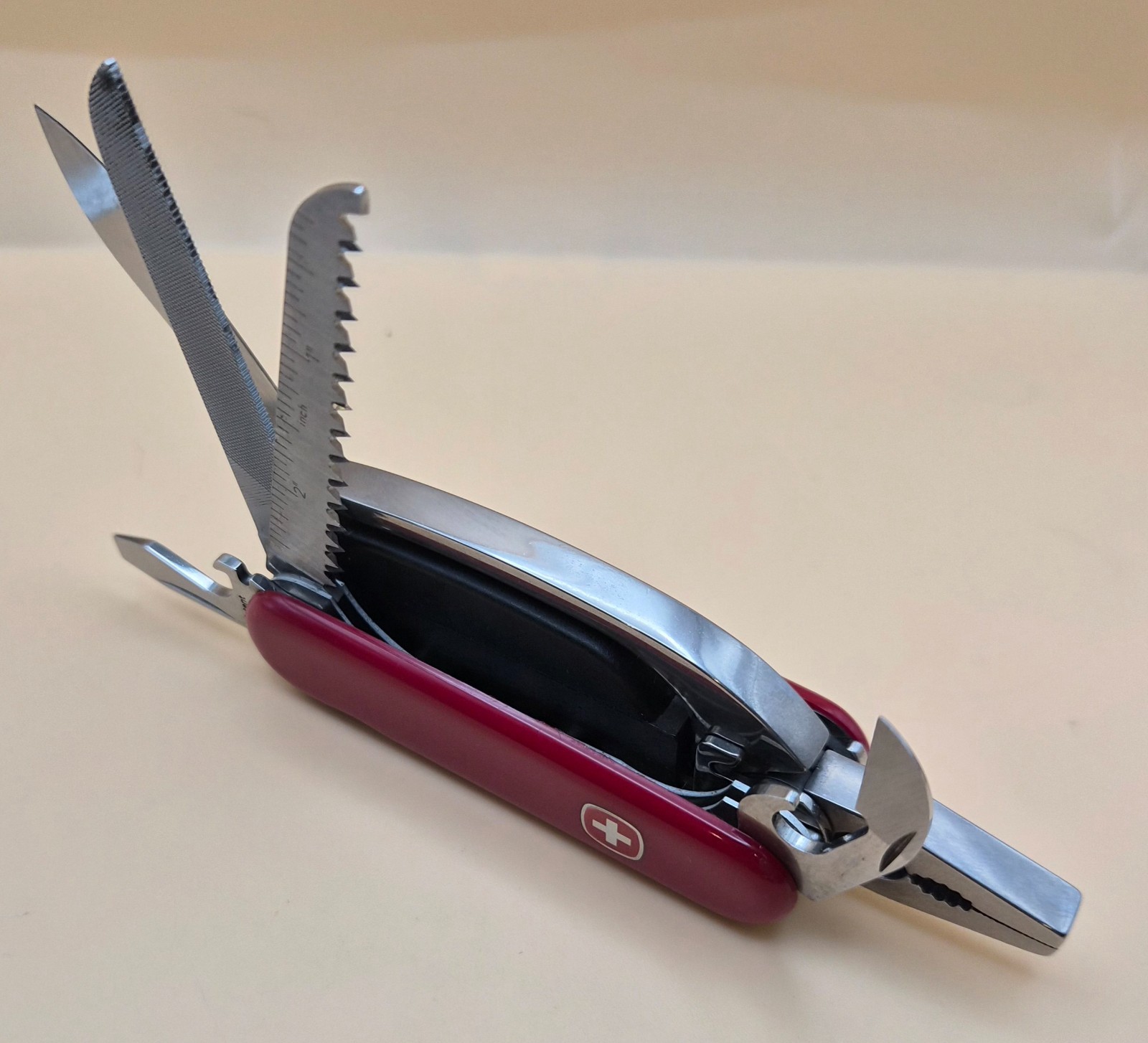 Wenger POCKET GRIP MINI GRIP Swiss Army Knife BLUNT-NOSE – Good Condition