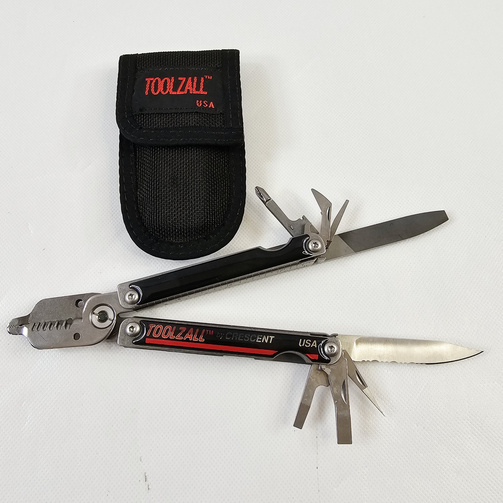 CRESCENT TOOLZALL USA ELECTRICIAN’S MULTI-TOOL w/ NYLON SHEATH