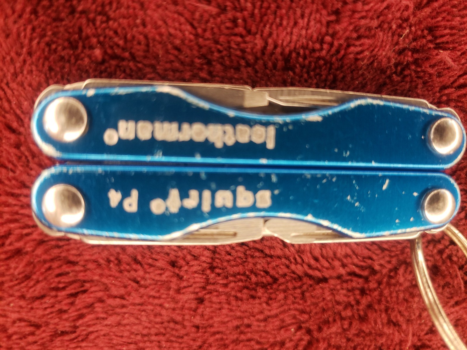 🔪🔪 Leatherman Squirt P4 Multi-Tool Blue Keychain