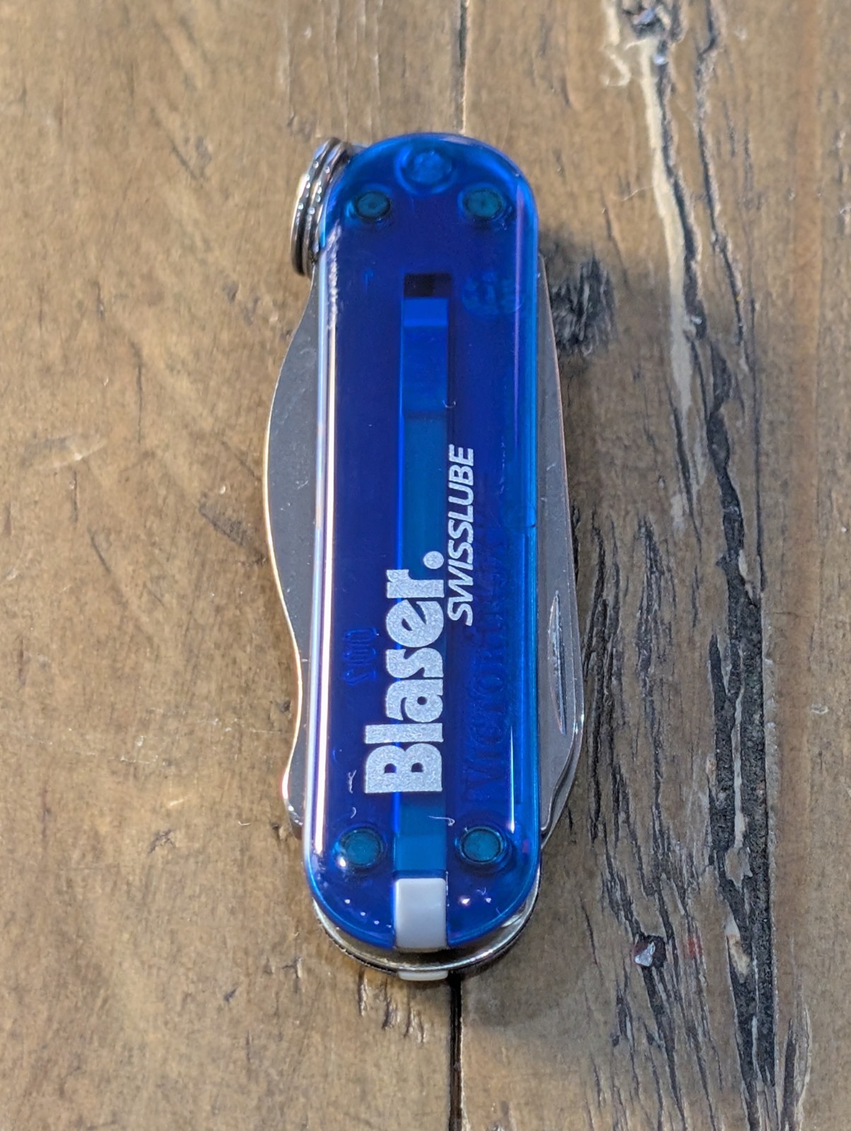 Victorinox – Rally – Translucent Blue w/ Promo- Swiss Army Multi-Tool – BS-105