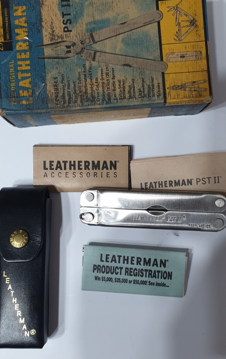 🔥 Leatherman PST II Stainless Multi-Tool New in Box Rare Retired Collectable