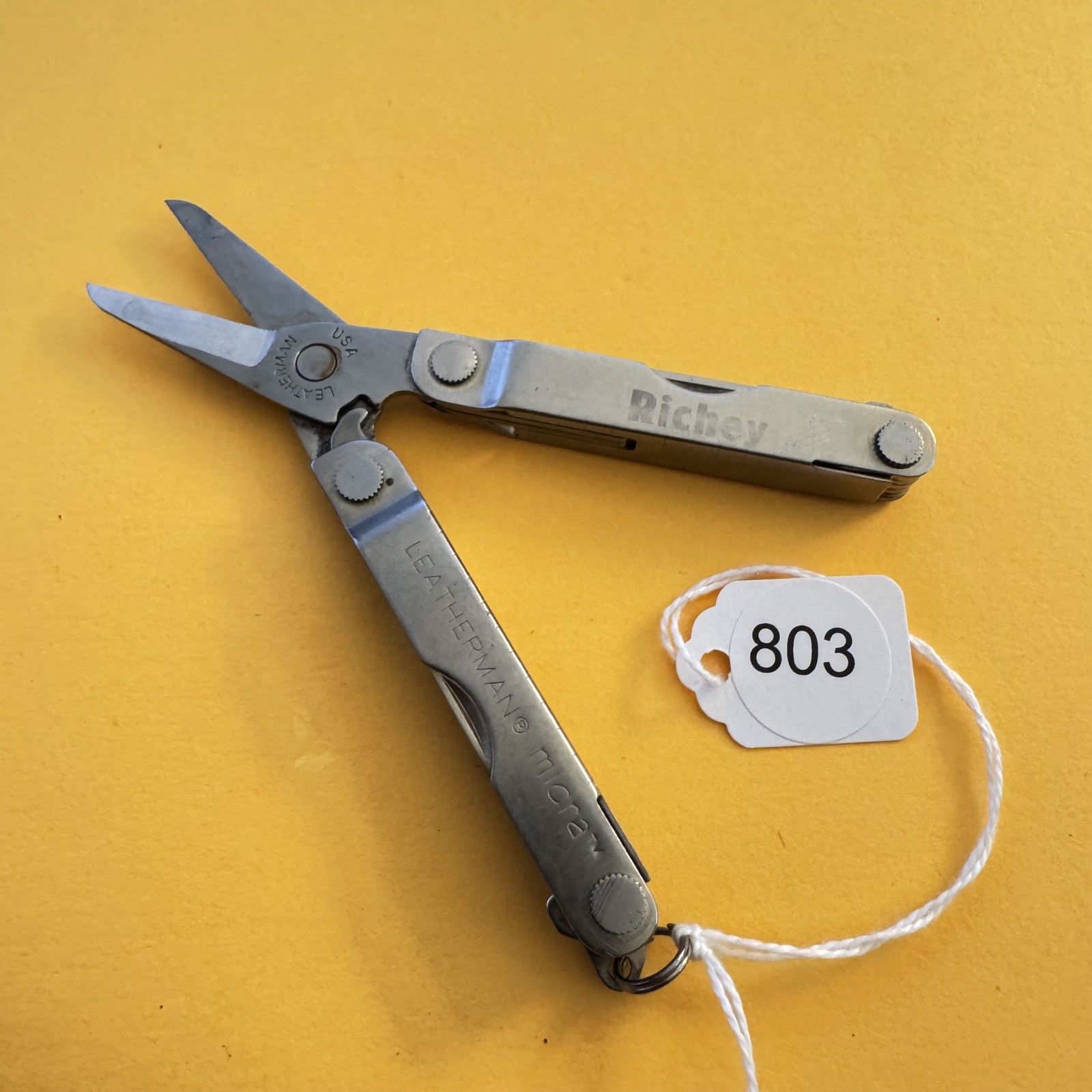 Leatherman Micra Multi Tool Pocket Knife Scissors Stainless EDC #803