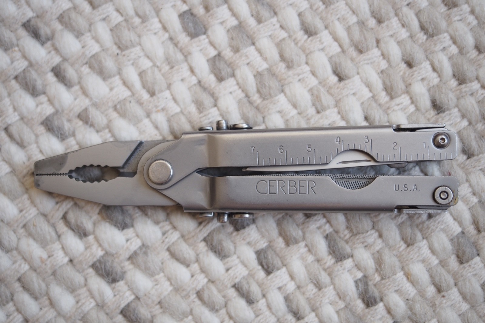 Vintage Gerber USA Multi Tool Blunt Nose Pliers Knife EDC – 5142721 5212844