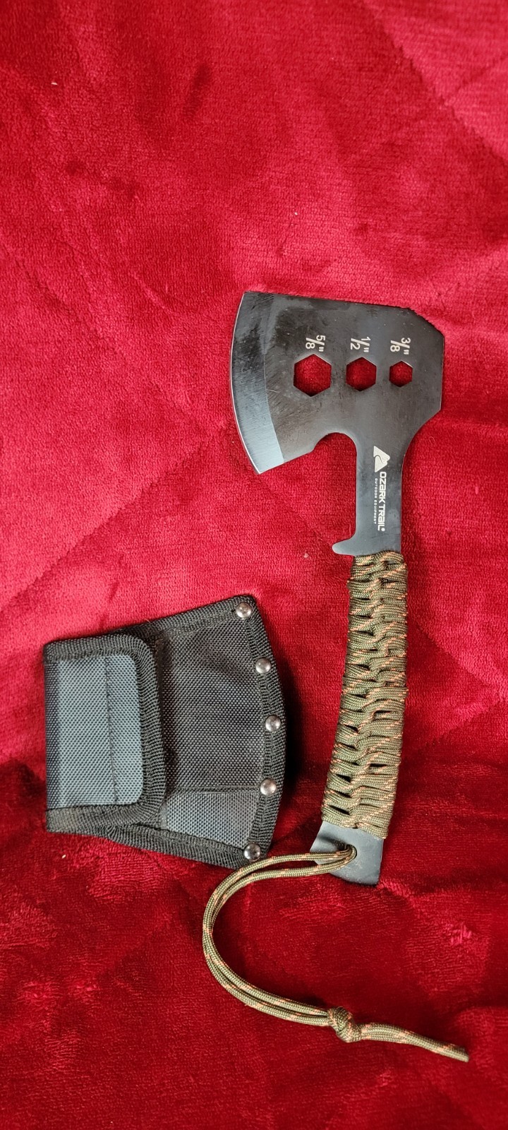 Ozark Trail Paracord Handle Hatchet with Cover