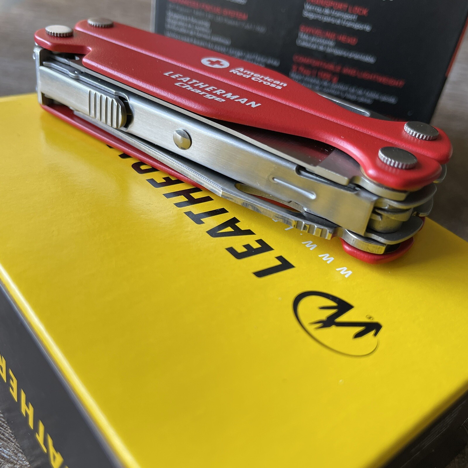 Collectible Limited Edition Set: Leatherman Charge American Red Cross multi tool
