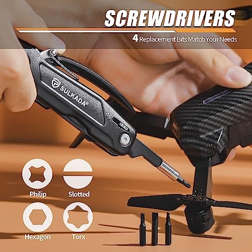 Gifts for men,Multitool Hammer 15 in 1 Camping Accessories Survival