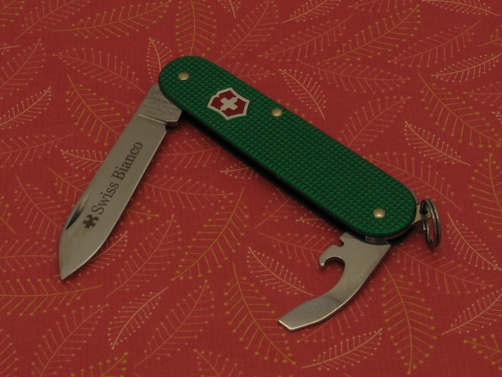 Swiss Bianco Exclusive Victorinox Bantam Kelly Green Alox Swiss Army Knife