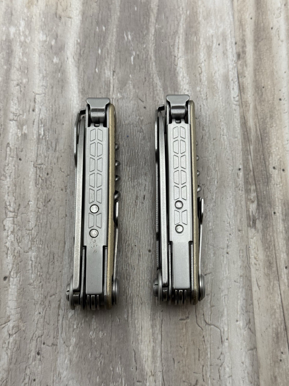 Lot of 2 Gerber Armbar Cork Gold Multi-Tool Knives