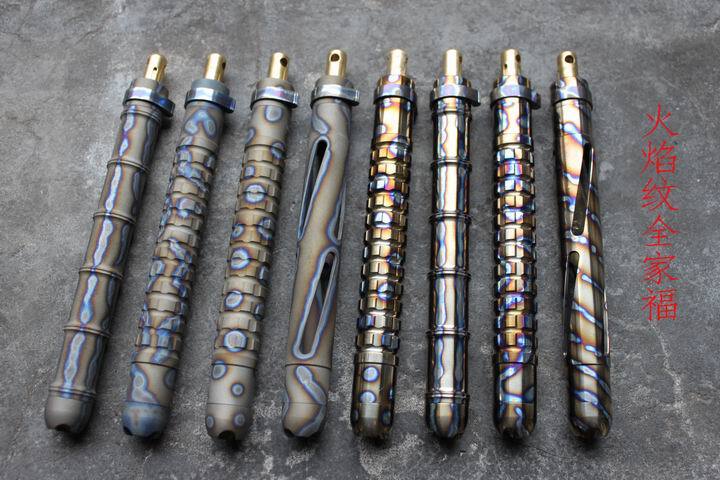 New EDC Titanium Alloy Cool Stick Kungfu Playing With Cuban Rattan Stick Gift