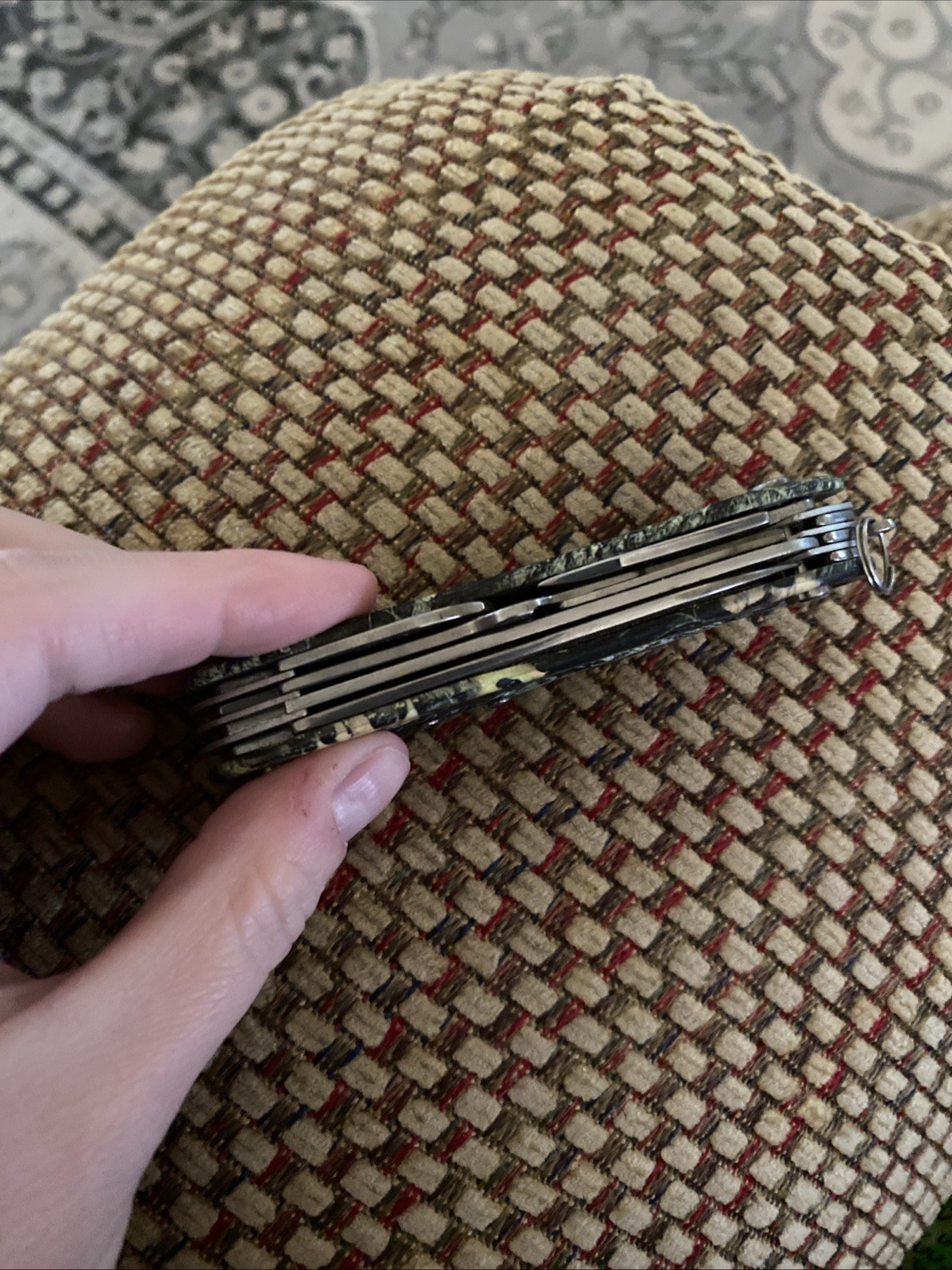 Camo Hunting Multi Tool Pocket Knife 10 In 1 Multi Tool