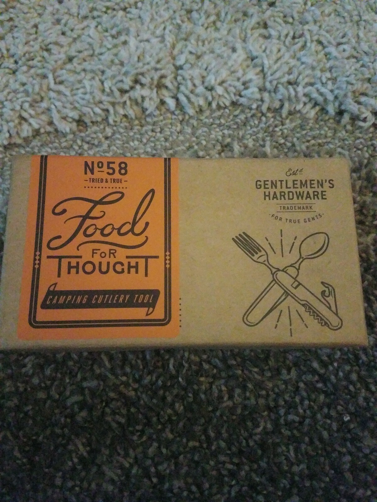 Gentlemen’s Hardware 6in1 Camping Cutlery Tool Food for Thought No 5 knife fork