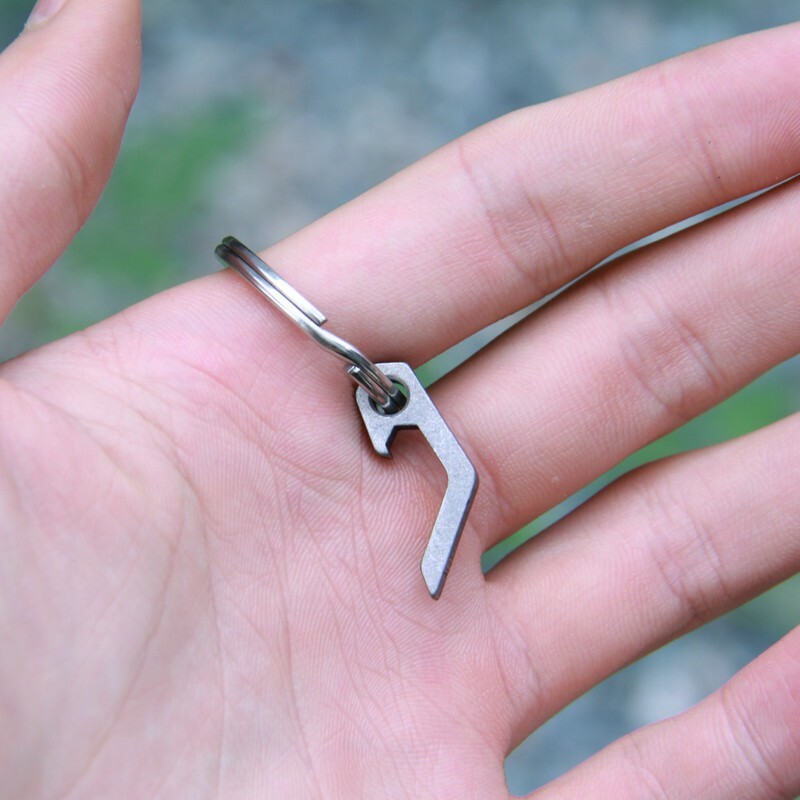 EDC Mini Lightweight Bottle Beer Opener & Keyring Pocket Tool Utility Keychain