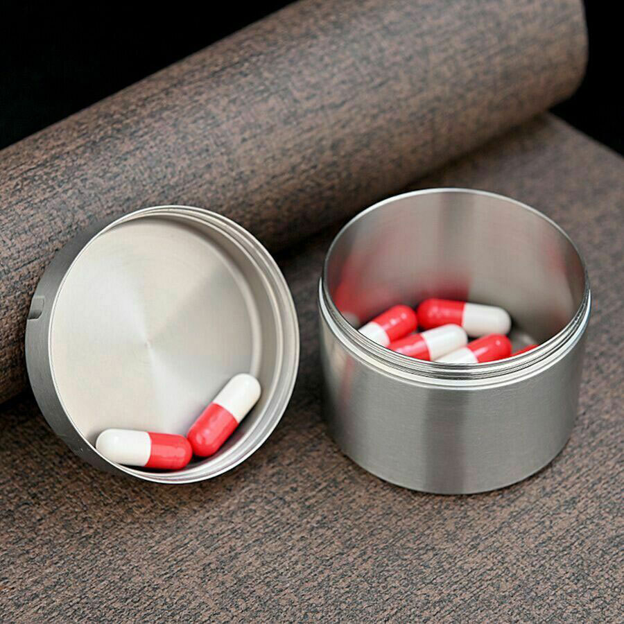 Solid Titanium Alloy Dust-proof Waterproof Jewelry Storage EDC Outdoor Tea Box