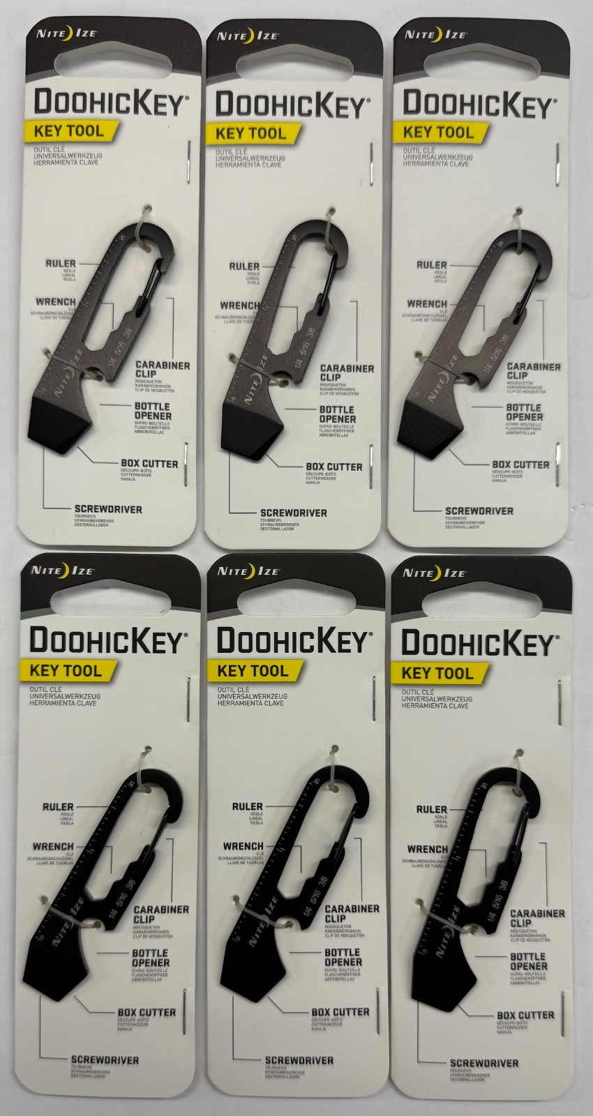 6/$29.99 Nite Ize “DoohicKey” Key Tool (KMT-01-R3)