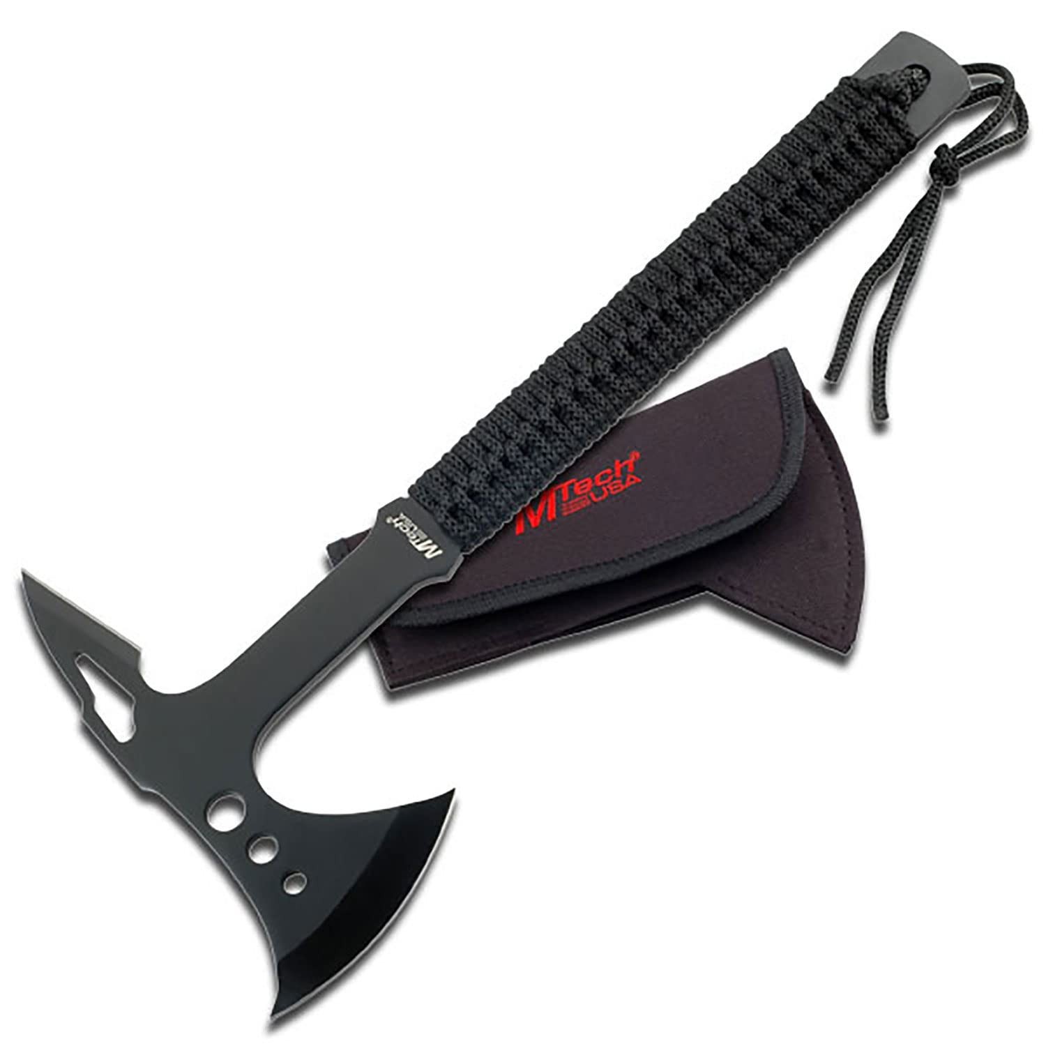 MTech USA– Axe – Black Fine Edge Stainless Steel Blade, Full 15-Inch,