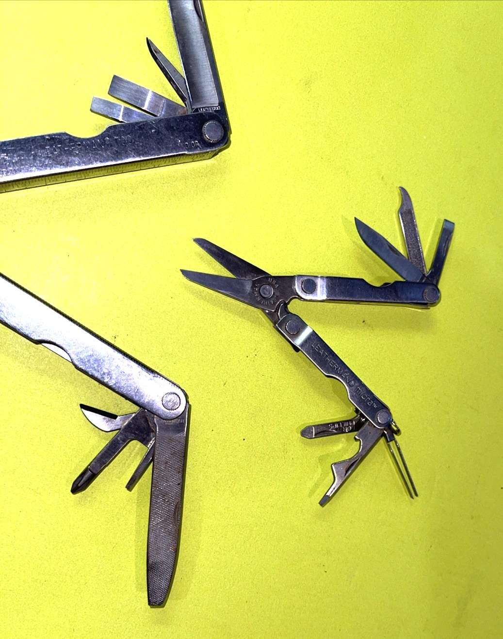 LEATHERMAN 2 KNIVES MULTI TOOL 2 INCH & 4 INCH
