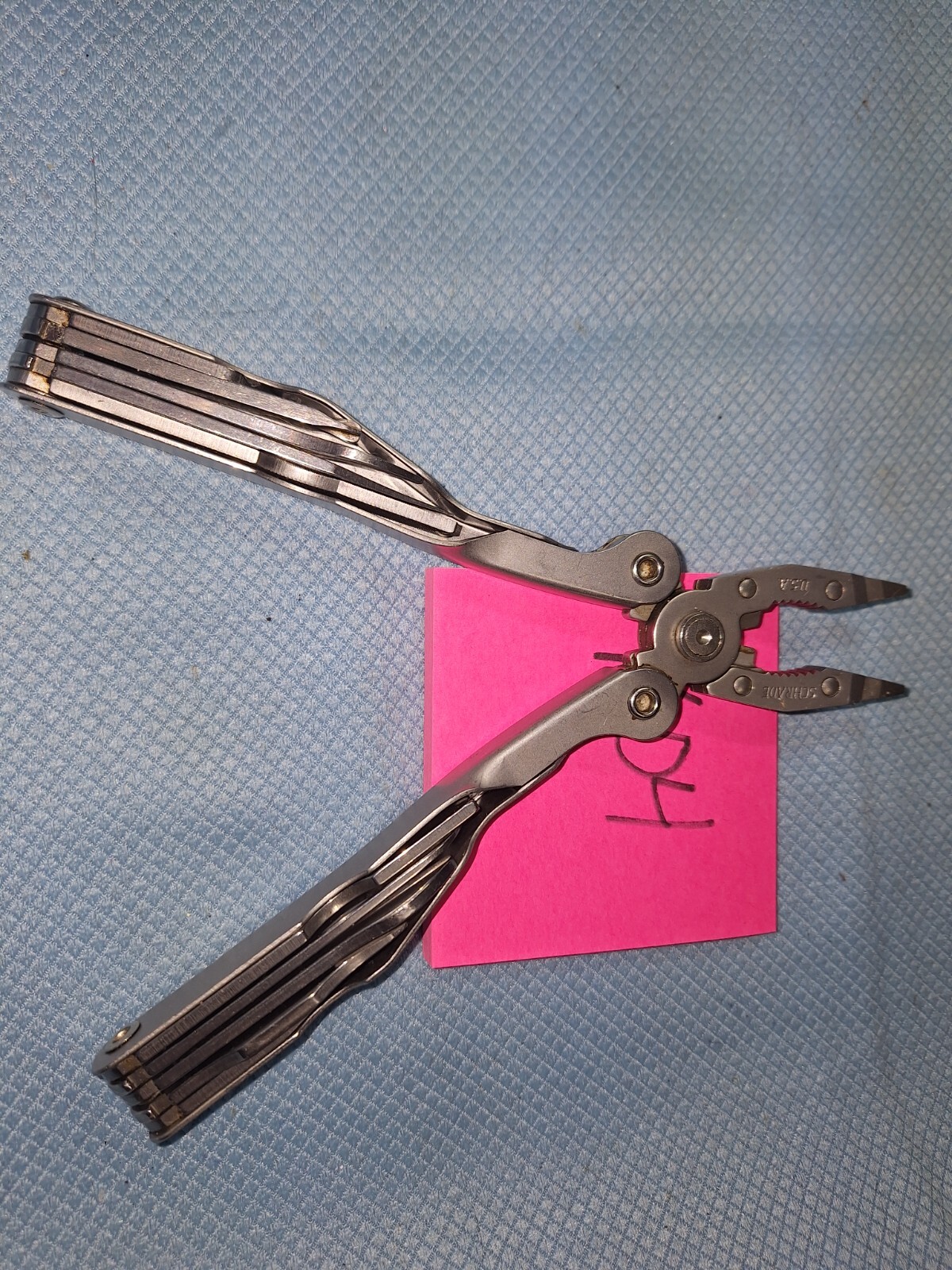 1 SCHRADE TOUGH Multi Tool U.S.A. Fishing Hunting Camping Excellent LOT 1604