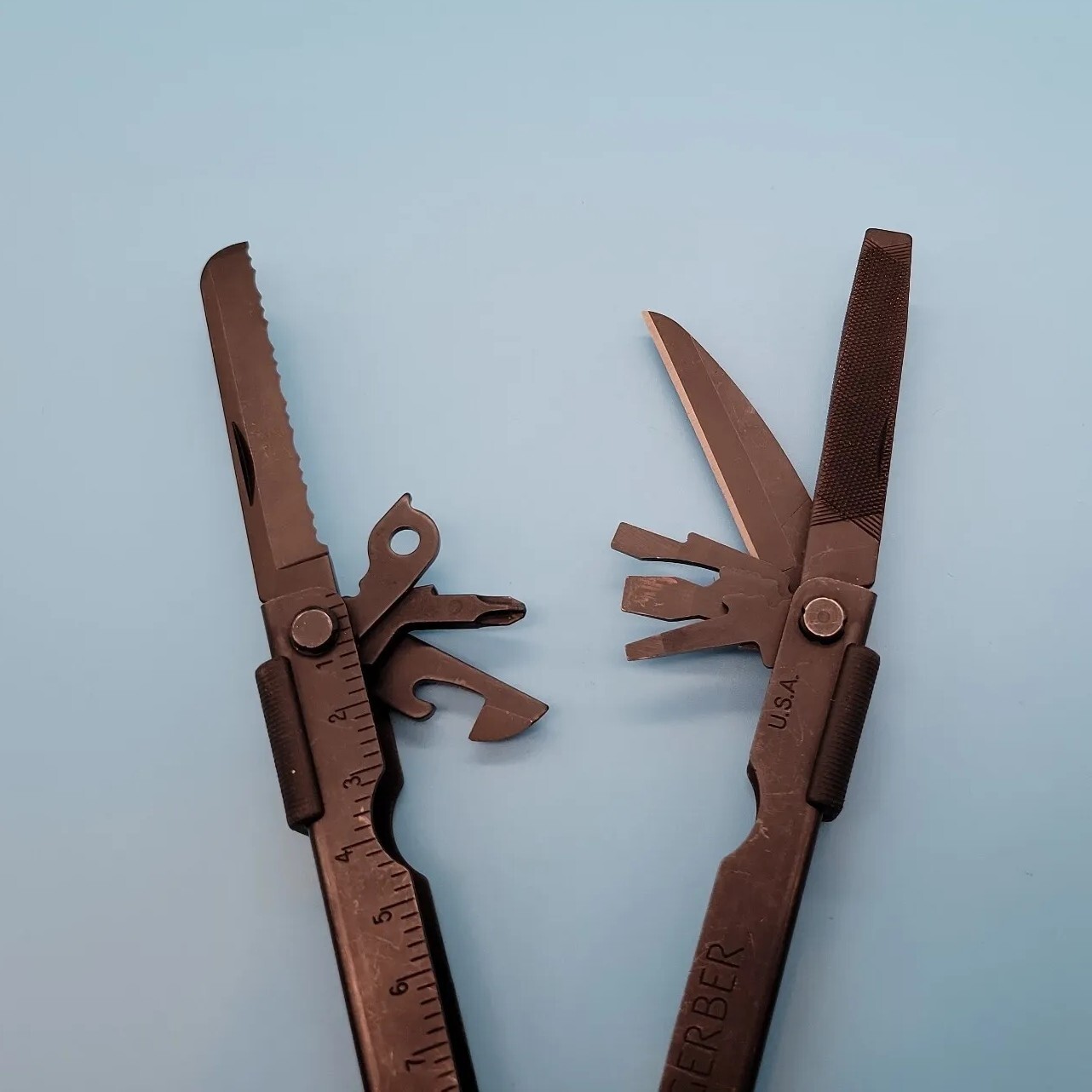 Gerber USA MP600 Black Multi-Tool Needle Nose Carbide Pliers,Knife, Screwdrivers