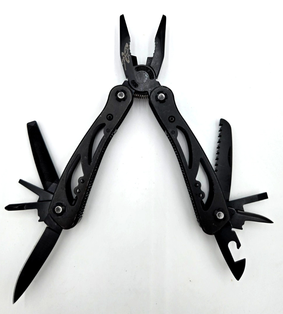 Lot of 3 Multi Tools Husky Winchester Appalachian Trail w/ Leather Pouch EDC