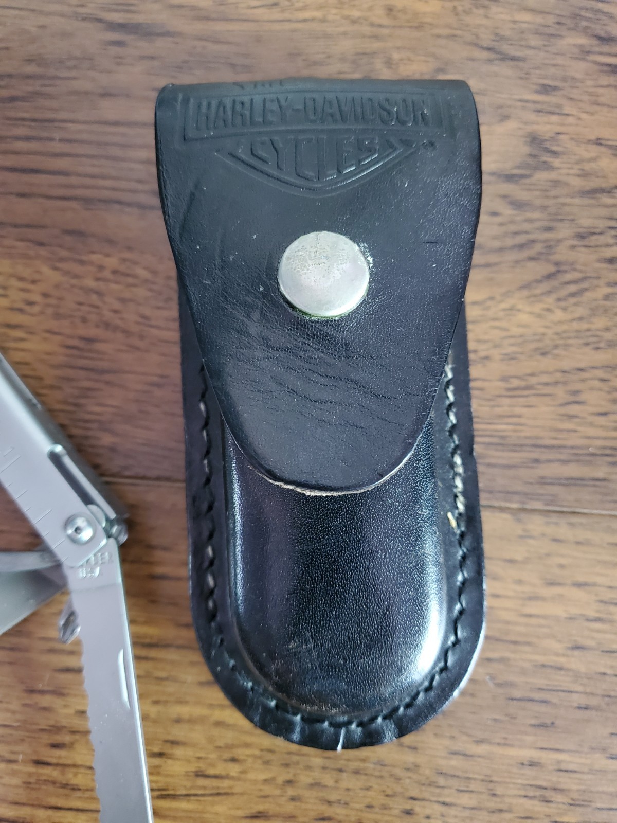 Gerber Multi Pocket Tool Vintage With Case Foldable Harley Davidson USA