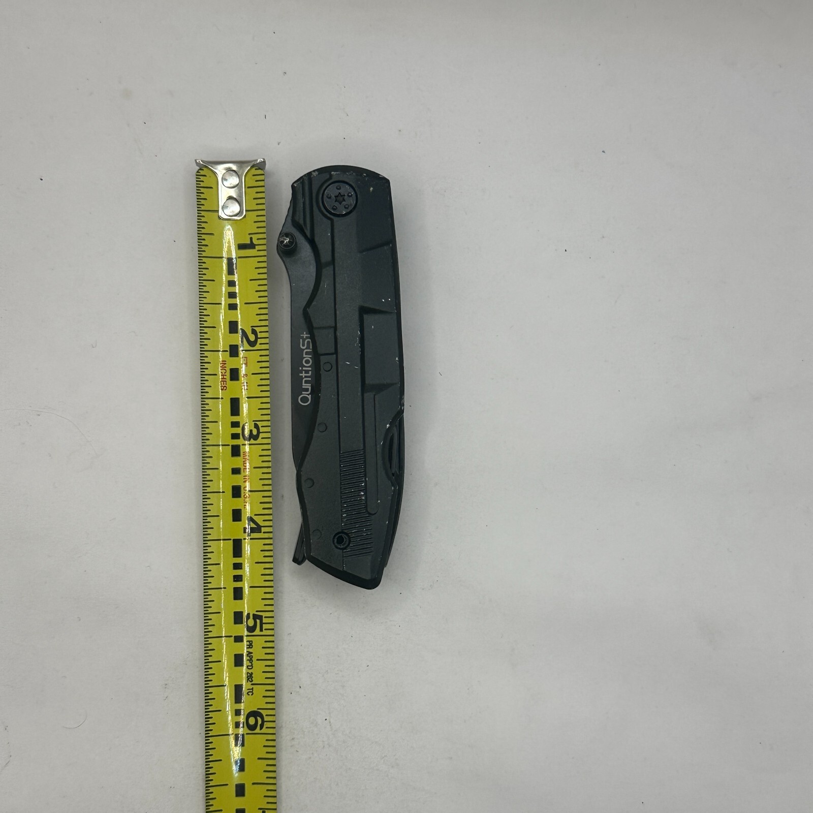 QuntionSt Pocket Knife Multitool Lock Screwdriver Camping Fold 7″