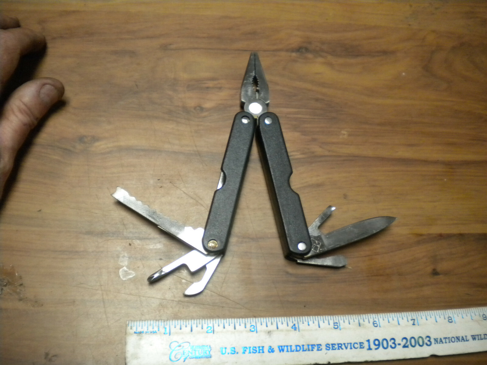 Mountain Quest 9 In 1 Multi Tool Camping Survival Pliers Wire Cutter Fish Scaler