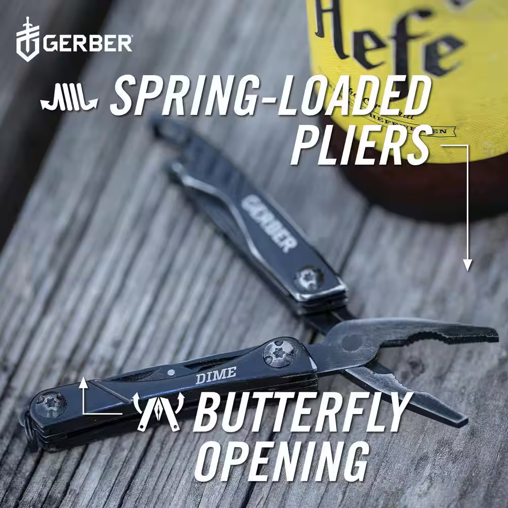 Gerber Dime 10 in 1 Multi Tool in Black 31