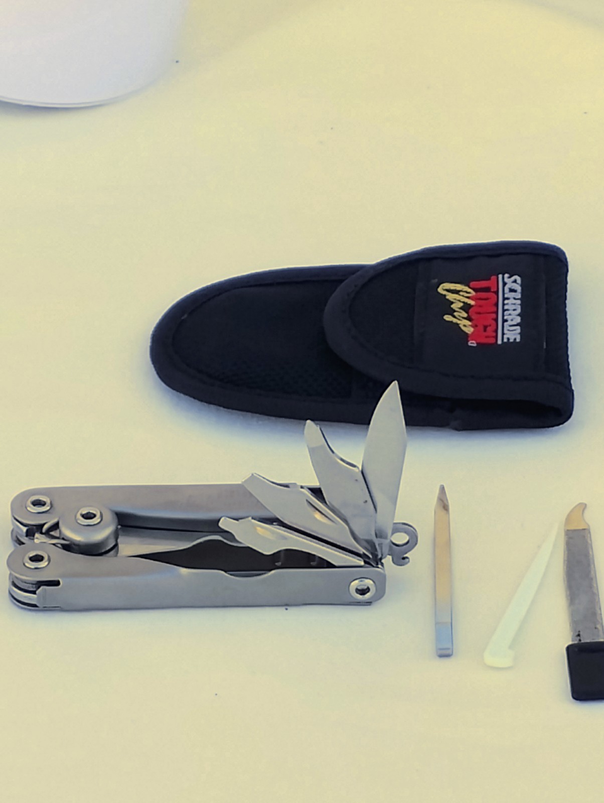 Schrade USA ST2 Multi Tool Tough Chip Compact Mini Tool Scissors