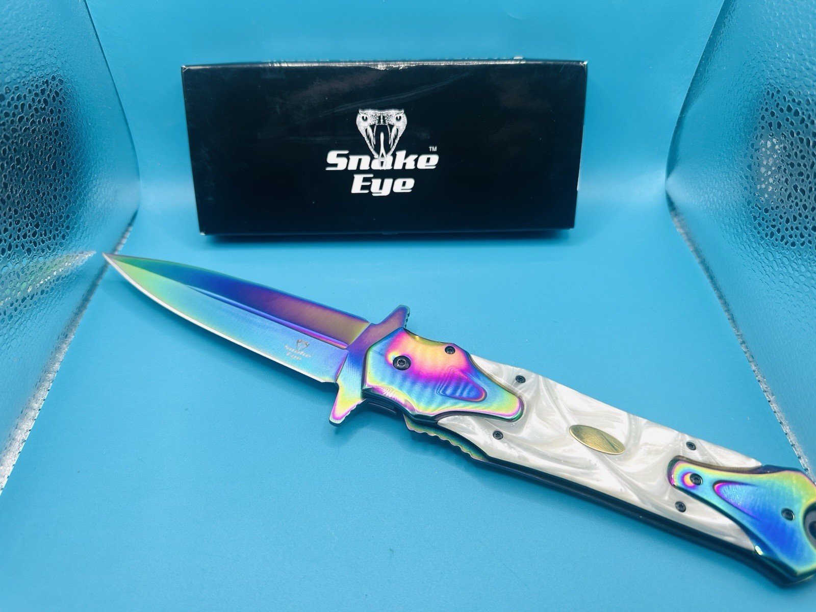 Snake Eye Giant 12.5” Assisted Open Folding For Pocket Knife Outdoor-Rescue NIB