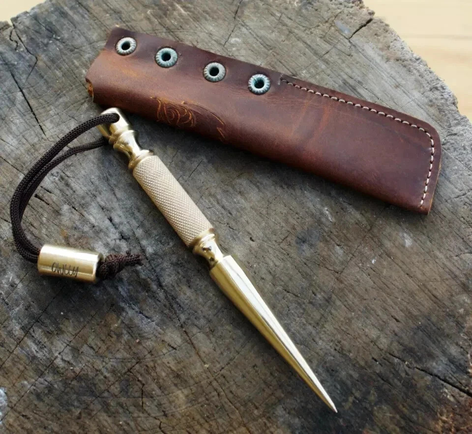 Brass Kubotan Keychain, Handmade EDC Tactical Tool, Personal Safety Stick, Every