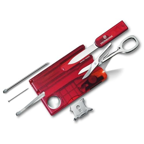 Victorinox SwissCard Light Translucent Red Multi Tool 0.7300.T R8070701