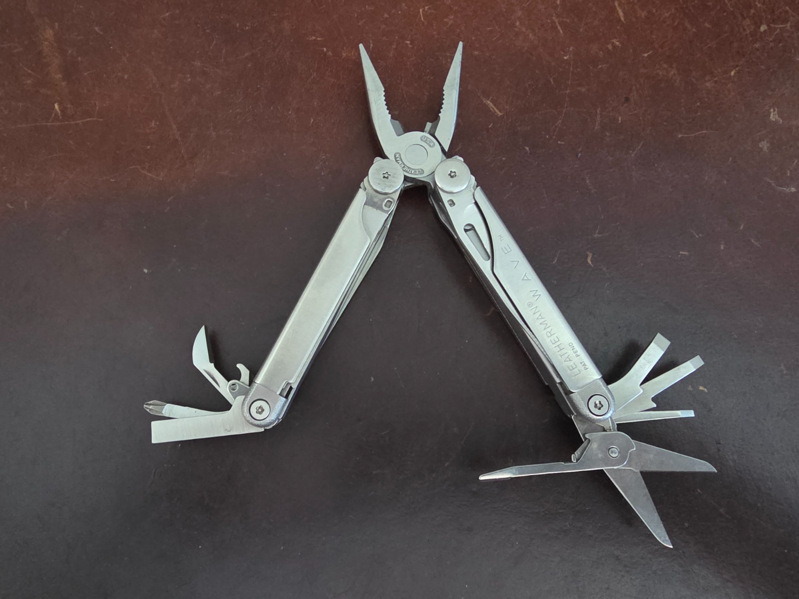 Vintage 2001 Leatherman Original Wave Multi tool Excellent w Nylon Sheath 069s