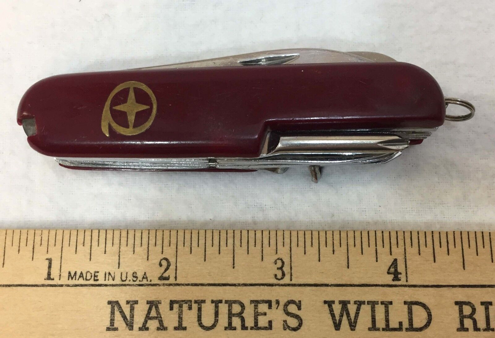 Pocket Knife Folding Multi Tool 12 Stainless Steel Tools Bonus 3 Blade 3″ Tool