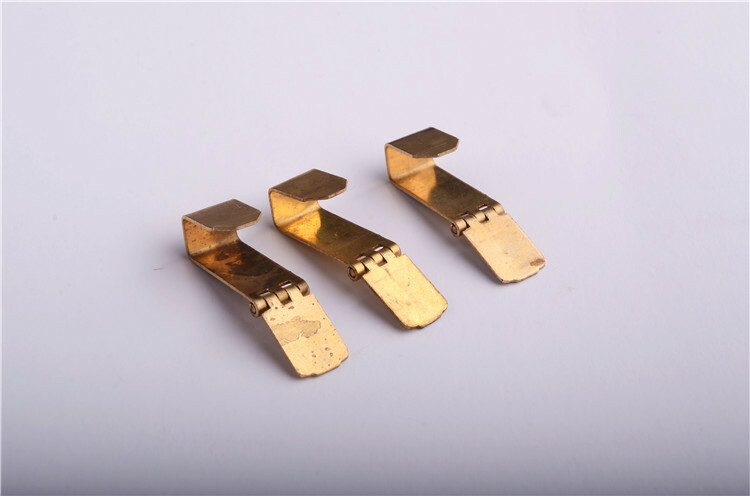 2PCs. Shell Hinge for ZORRO & ZIPPO Copper / No Plating 3.3*0.9*0.8 CM