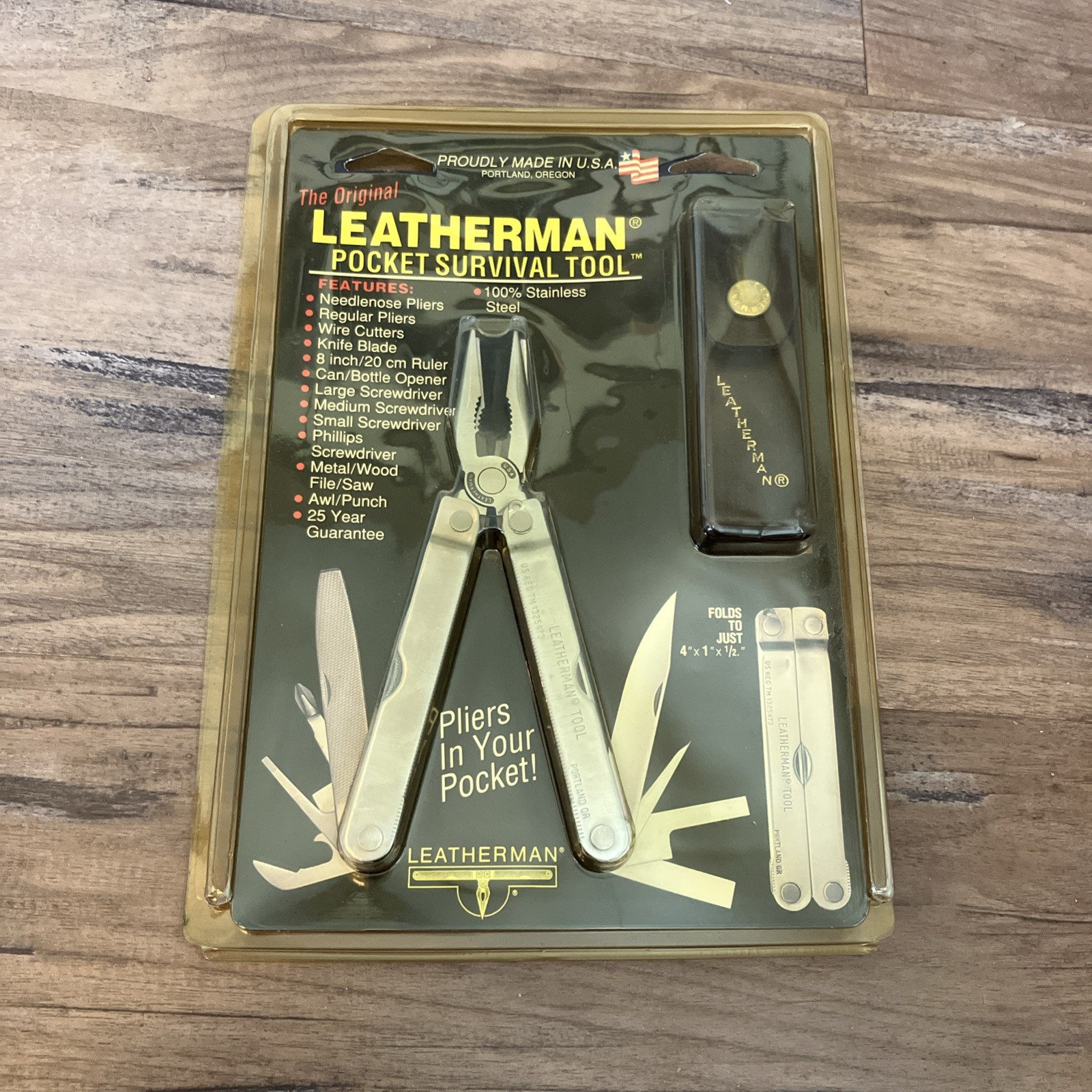 The Original Leatherman Pocket Survival Tool New Old Stock 1991 Vintage