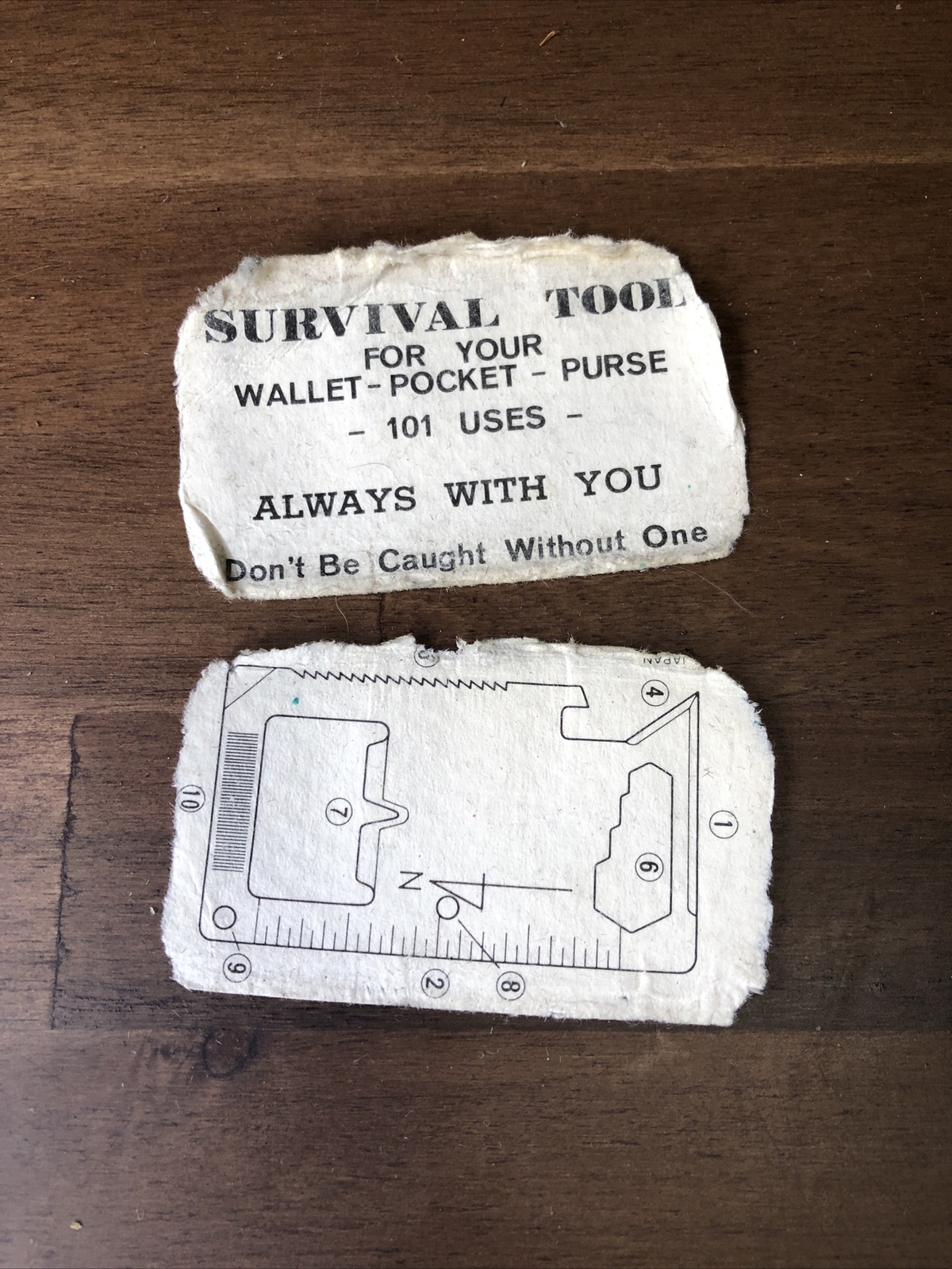Vintage Life Tool survival camping pocket (bxx)